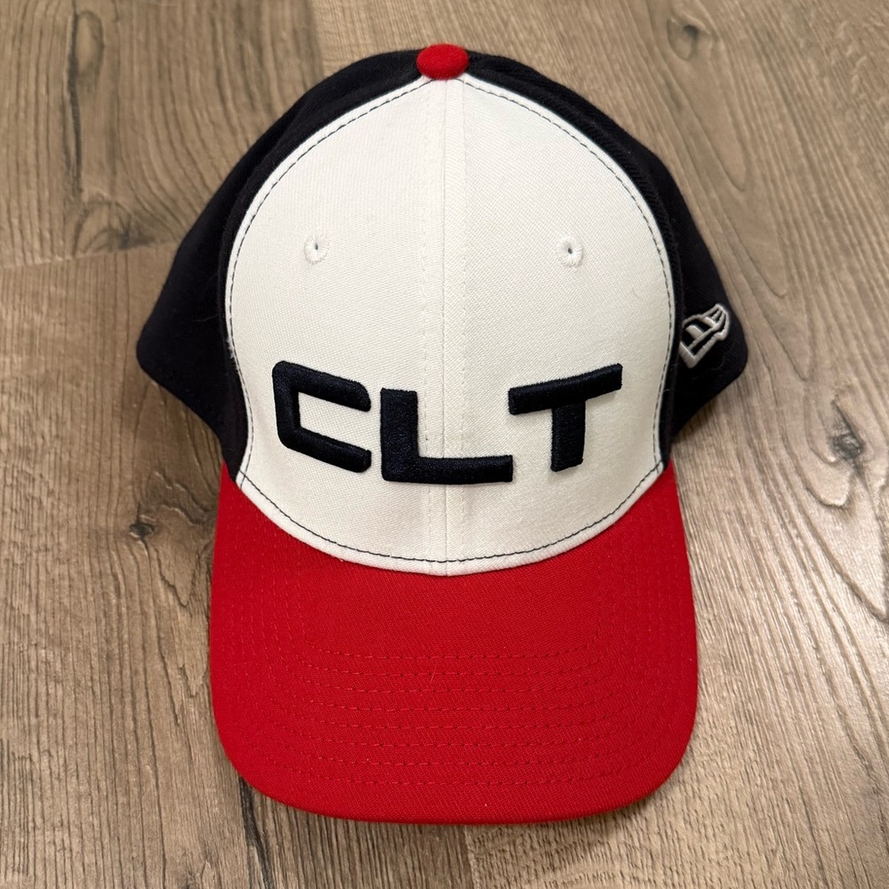 Charlotte Knights New Era Black and White 39THIRTY Cap